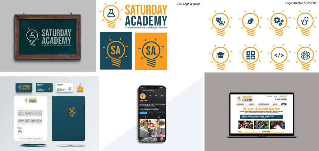 The Ah-Ha Moment - Saturday Academy Rebrand Project The Ah-Ha Moment - Saturday Academy Rebrand Project