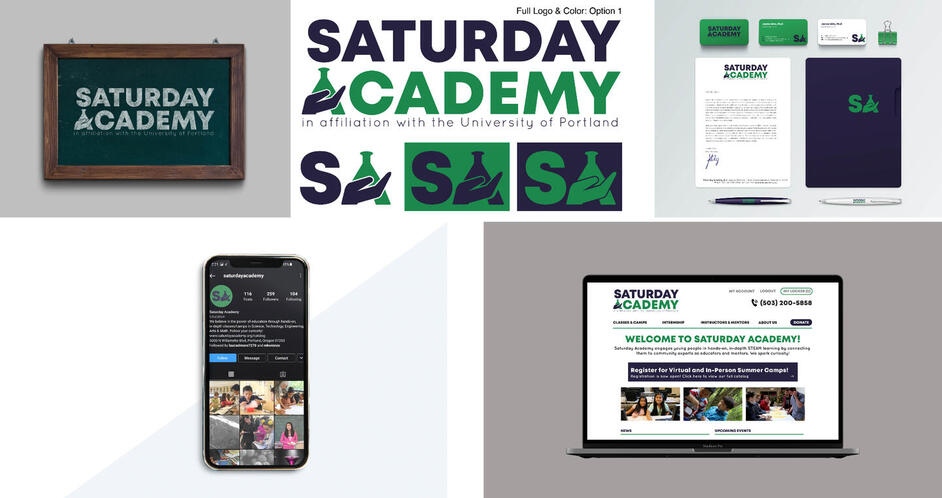Hands-On Learning - Saturday Academy Rebrand Project Hands-On Learning - Saturday Academy Rebrand Project